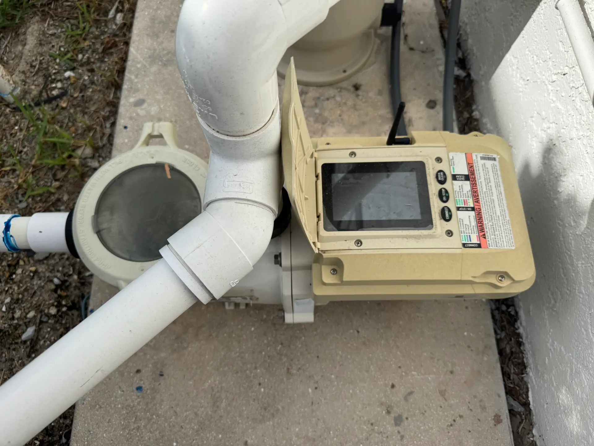 Pool pump and motor control panel repaired by Pool Repair Naples FL technicians